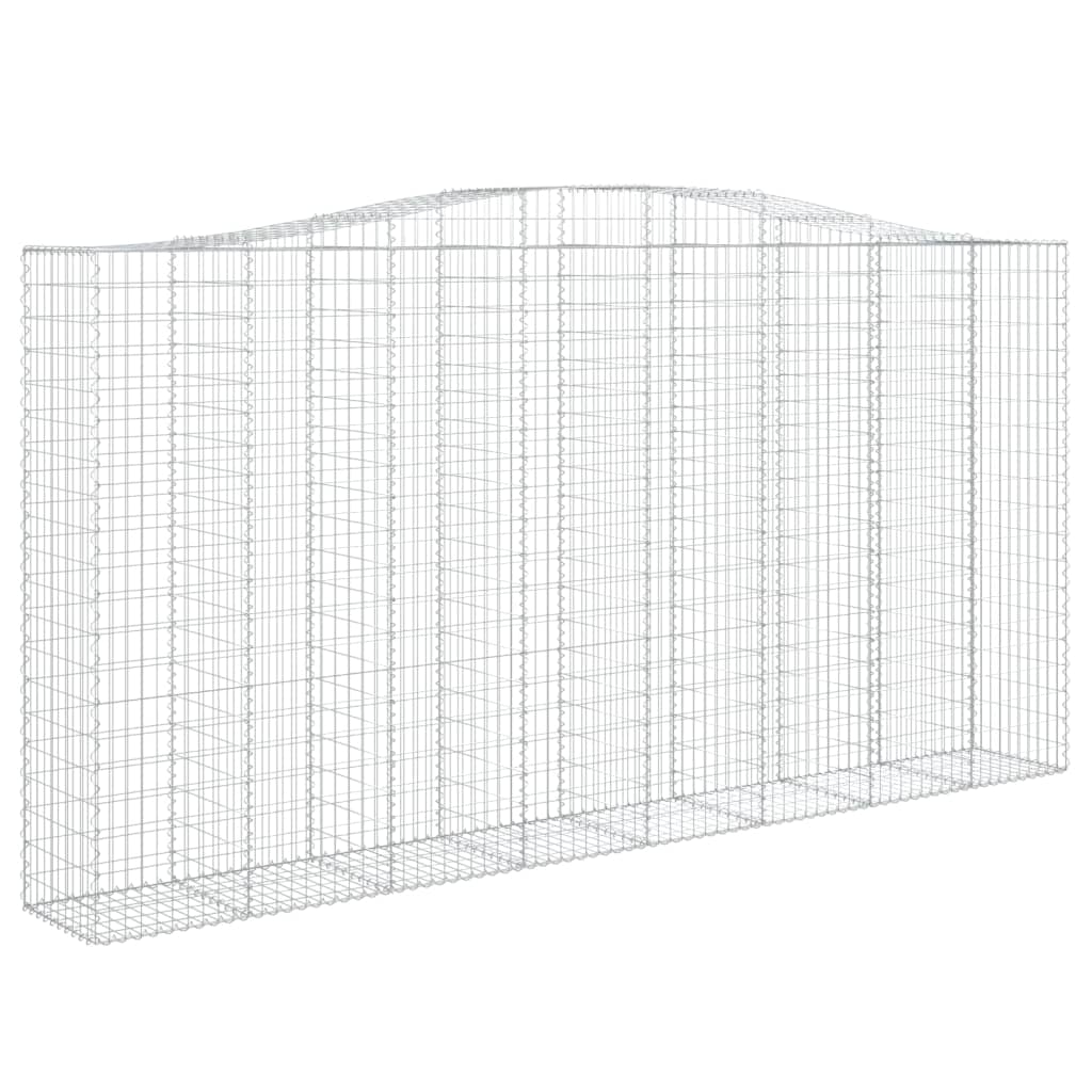 Išlenkti gabiono krepšiai, 4vnt., 400x50x200/220cm, geležis Išlenkti gabiono krepšiai, 4vnt., 400x50x200/220cm, geležis - Image 3