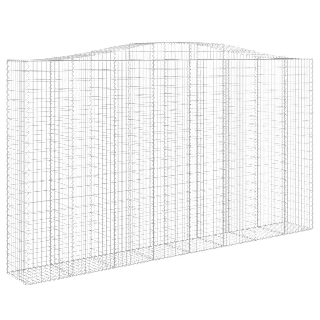 Išlenkti gabiono krepšiai, 6vnt., 400x50x220/240cm, geležis Išlenkti gabiono krepšiai, 6vnt., 400x50x220/240cm, geležis - Image 3
