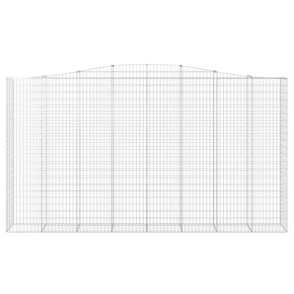 Išlenkti gabiono krepšiai, 6vnt., 400x50x220/240cm, geležis Išlenkti gabiono krepšiai, 6vnt., 400x50x220/240cm, geležis - Image 4