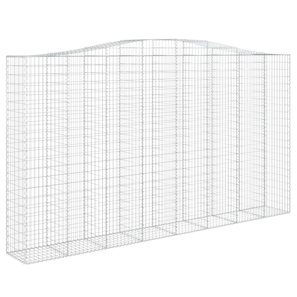Išlenkti gabiono krepšiai, 10vnt., 400x50x220/240cm, geležis Išlenkti gabiono krepšiai, 10vnt., 400x50x220/240cm, geležis - Image 3