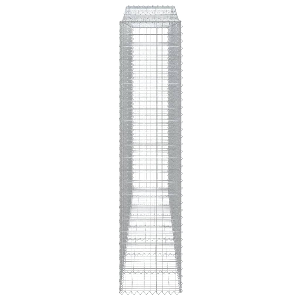 Išlenkti gabiono krepšiai, 10vnt., 400x50x220/240cm, geležis Išlenkti gabiono krepšiai, 10vnt., 400x50x220/240cm, geležis - Image 5