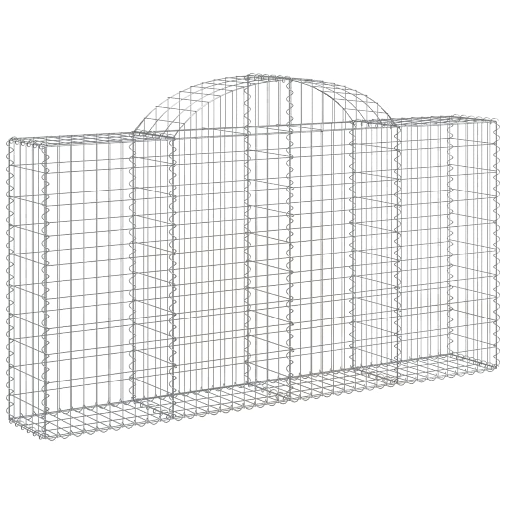 Išlenkti gabiono krepšiai, 18vnt., 200x30x100/120cm, geležis Išlenkti gabiono krepšiai, 18vnt., 200x30x100/120cm, geležis - Image 3