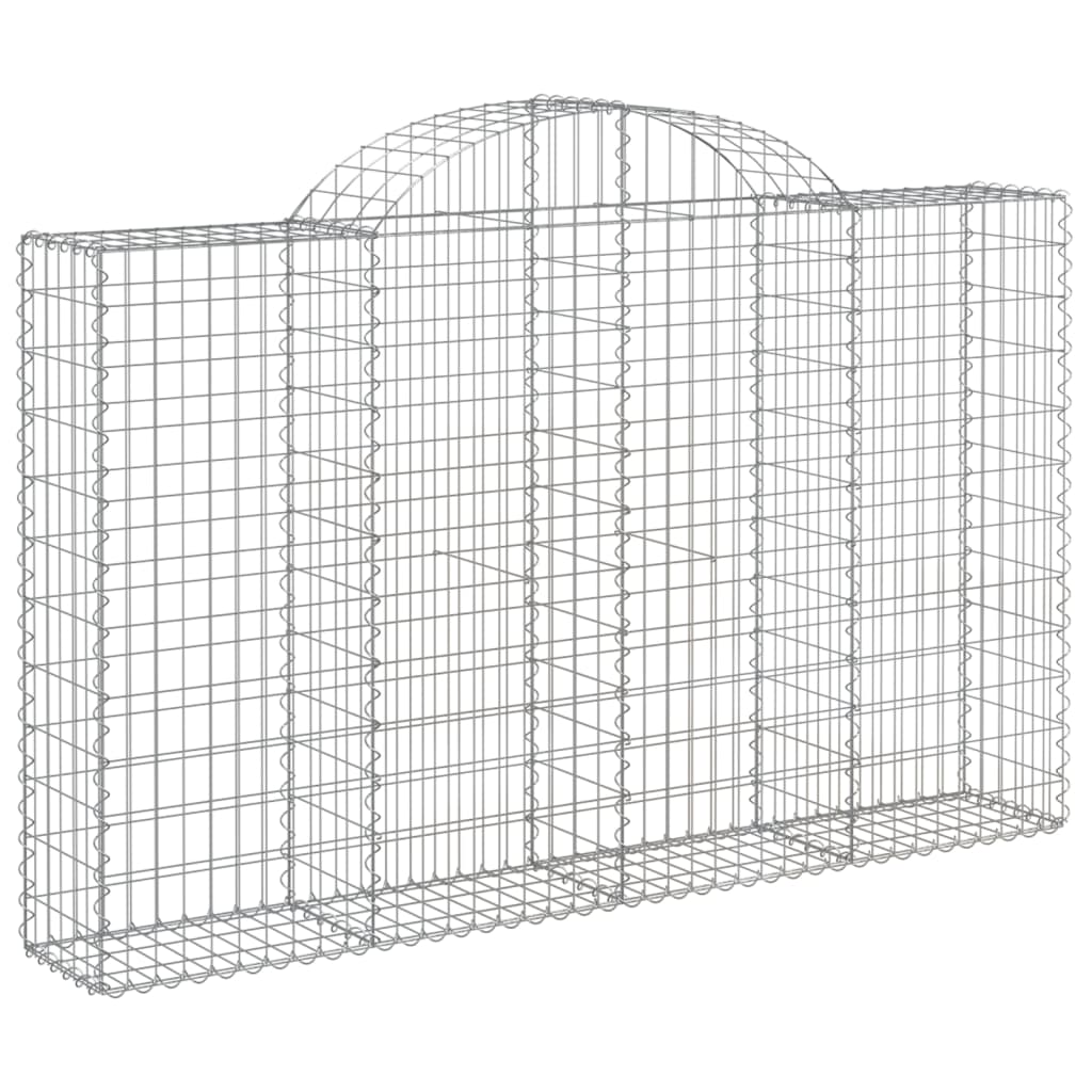 Išlenkti gabiono krepšiai, 12vnt., 200x30x120/140cm, geležis Išlenkti gabiono krepšiai, 12vnt., 200x30x120/140cm, geležis - Image 3