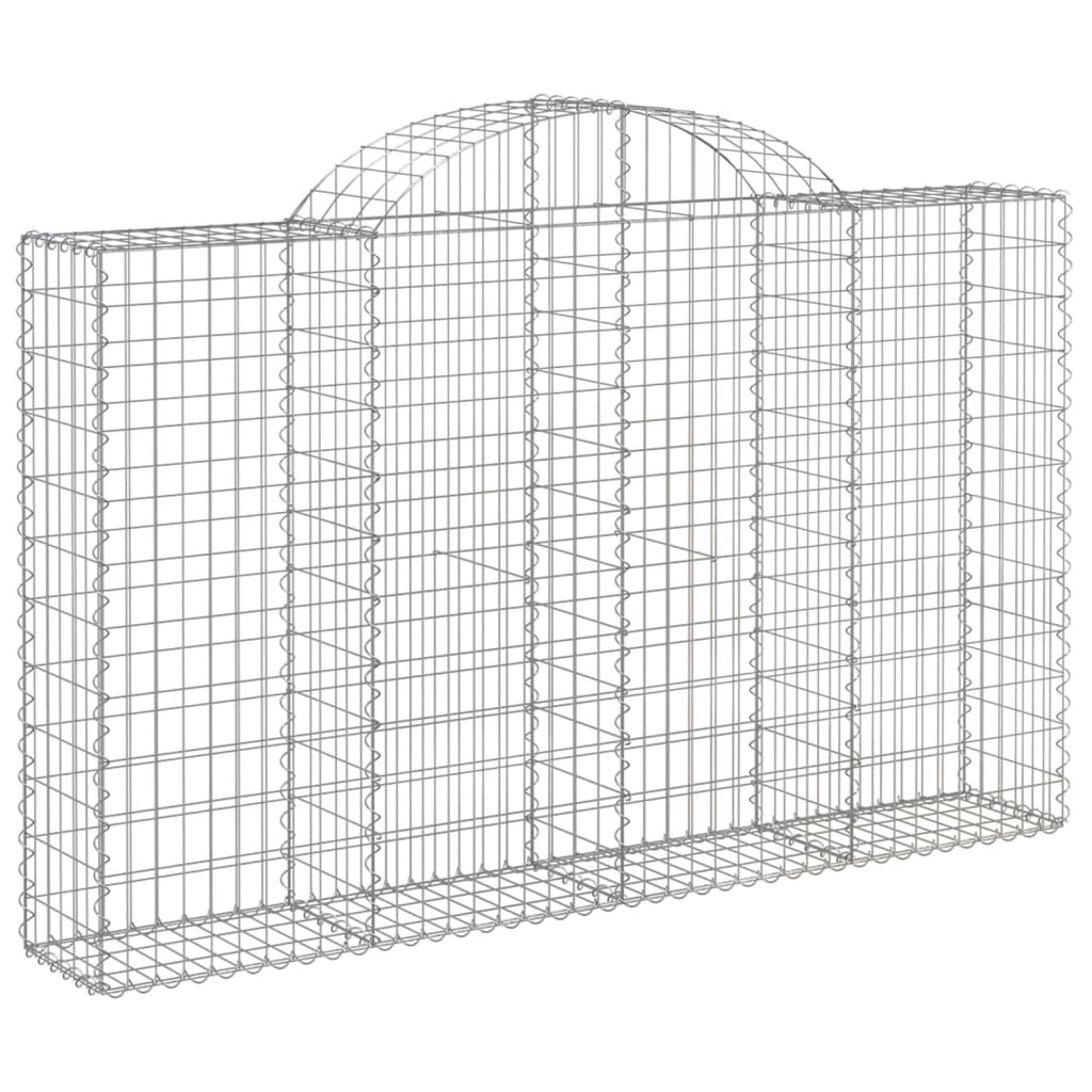Išlenkti gabiono krepšiai, 20vnt., 200x30x120/140cm, geležis Išlenkti gabiono krepšiai, 20vnt., 200x30x120/140cm, geležis - Image 3