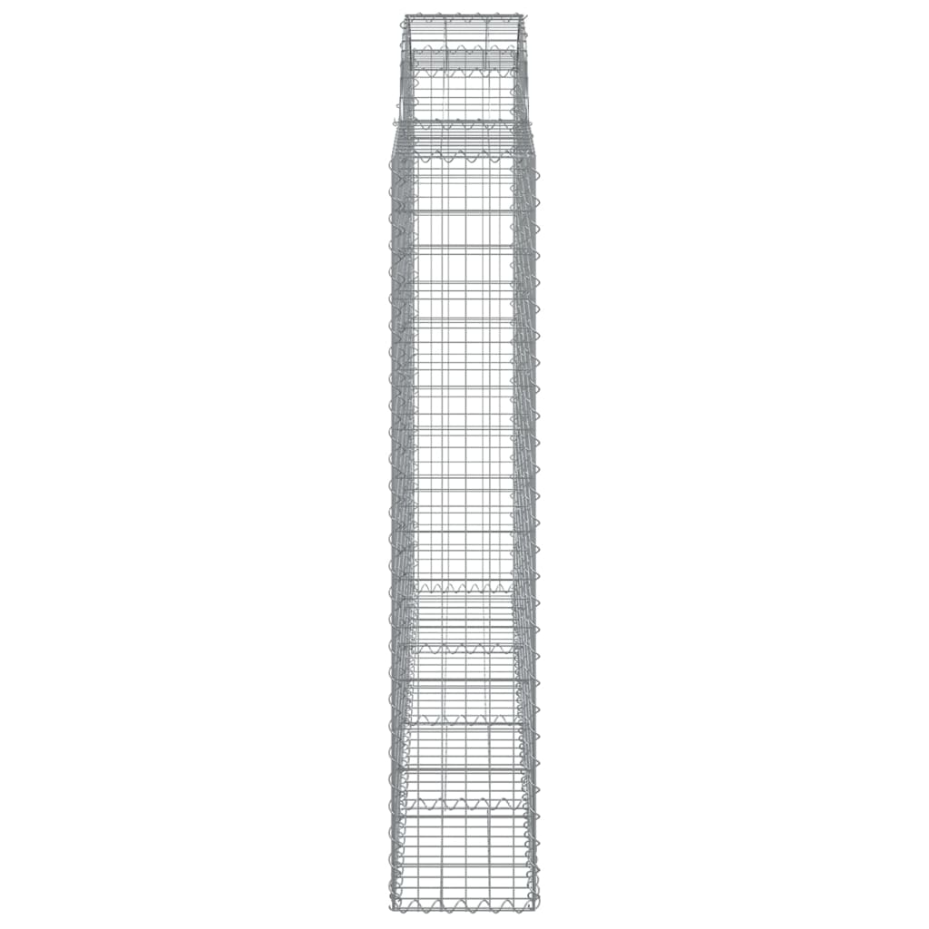 Išlenkti gabiono krepšiai, 7vnt., 200x30x160/180cm, geležis Išlenkti gabiono krepšiai, 7vnt., 200x30x160/180cm, geležis - Image 5