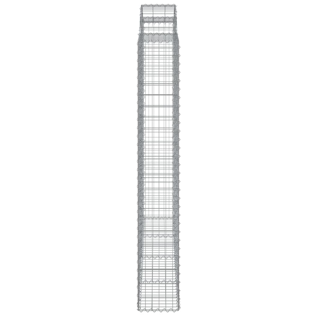 Išlenkti gabiono krepšiai, 14vnt., 200x30x200/220cm, geležis Išlenkti gabiono krepšiai, 14vnt., 200x30x200/220cm, geležis - Image 5