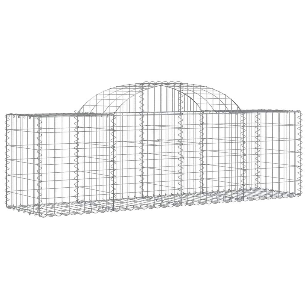 Išlenkti gabiono krepšiai, 12vnt., 200x50x60/80cm, geležis Išlenkti gabiono krepšiai, 12vnt., 200x50x60/80cm, geležis - Image 3