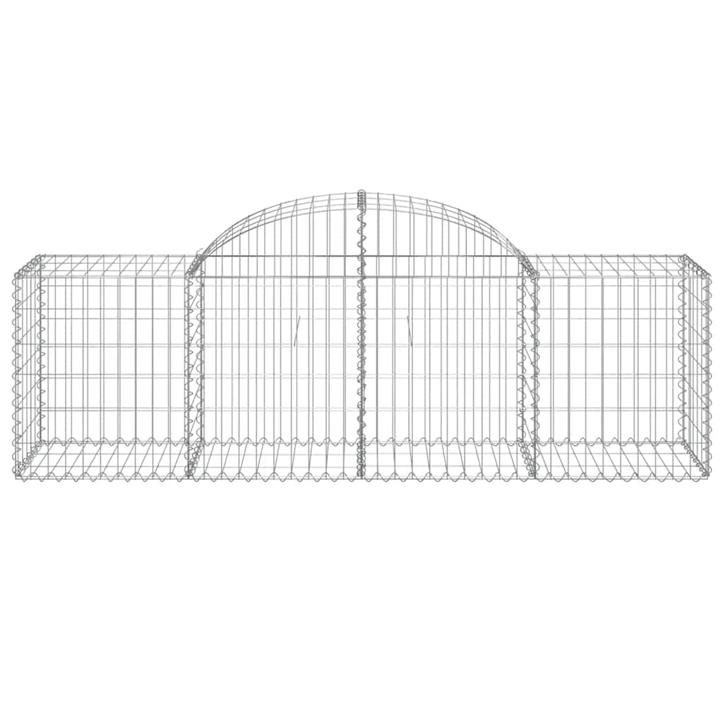 Išlenkti gabiono krepšiai, 12vnt., 200x50x60/80cm, geležis Išlenkti gabiono krepšiai, 12vnt., 200x50x60/80cm, geležis - Image 4