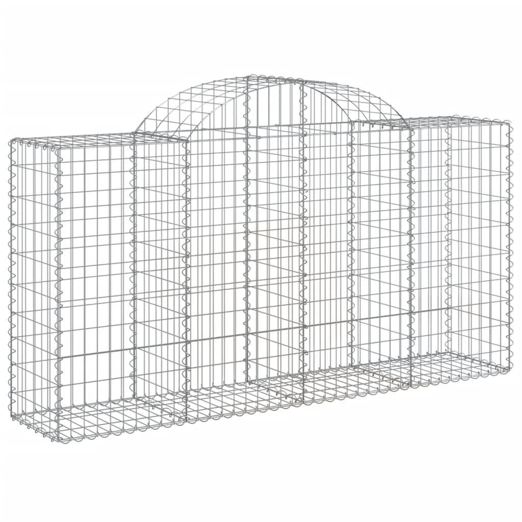 Išlenkti gabiono krepšiai, 3vnt., 200x50x100/120cm, geležis Išlenkti gabiono krepšiai, 3vnt., 200x50x100/120cm, geležis - Image 3
