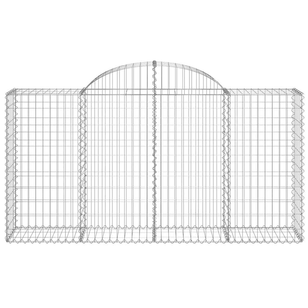 Išlenkti gabiono krepšiai, 8vnt., 200x50x100/120cm, geležis Išlenkti gabiono krepšiai, 8vnt., 200x50x100/120cm, geležis - Image 4