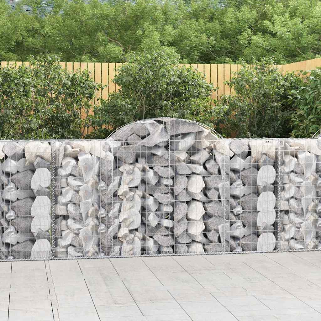 Išlenkti gabiono krepšiai, 8vnt., 200x50x100/120cm, geležis Išlenkti gabiono krepšiai, 8vnt., 200x50x100/120cm, geležis - Image 2
