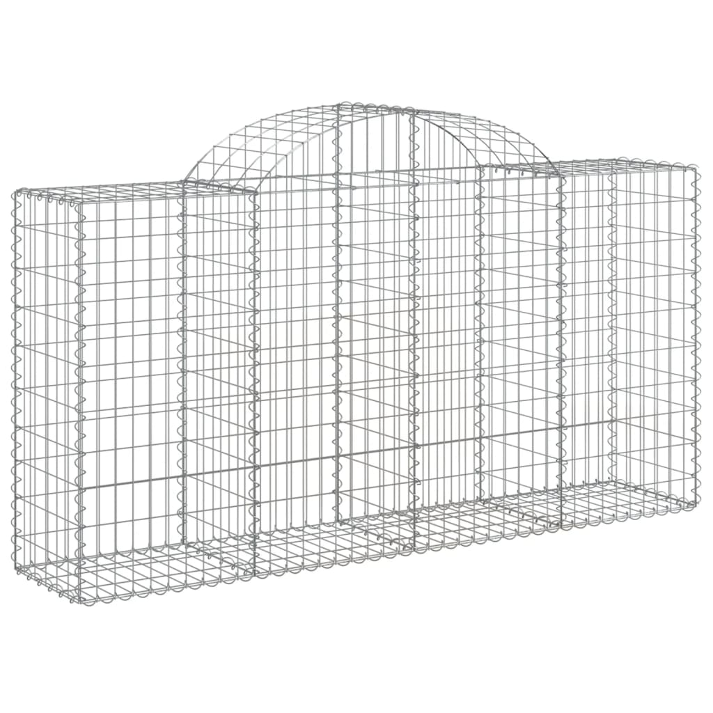 Išlenkti gabiono krepšiai, 10vnt., 200x50x100/120cm, geležis Išlenkti gabiono krepšiai, 10vnt., 200x50x100/120cm, geležis - Image 3