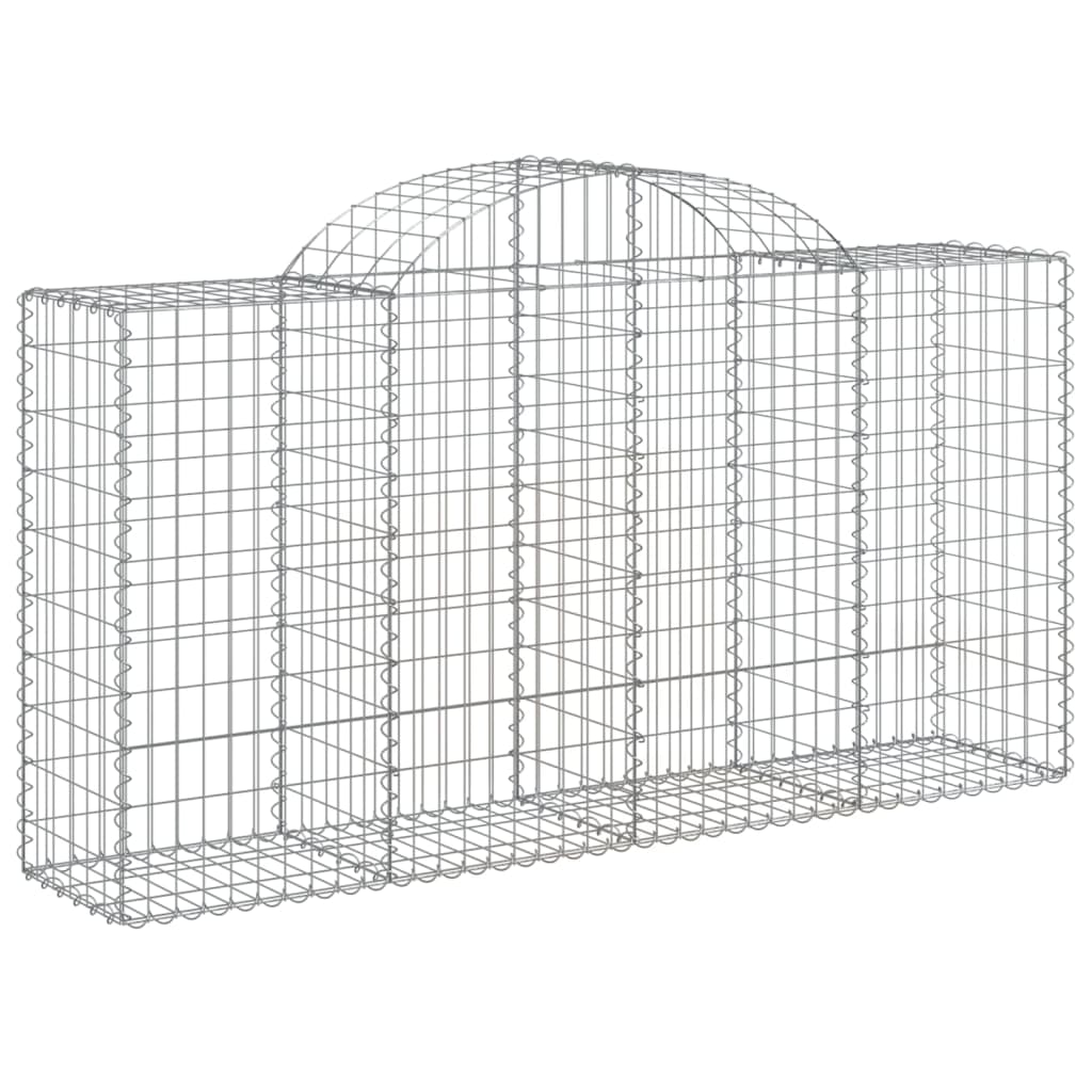 Išlenkti gabiono krepšiai, 12vnt., 200x50x100/120cm, geležis Išlenkti gabiono krepšiai, 12vnt., 200x50x100/120cm, geležis - Image 3
