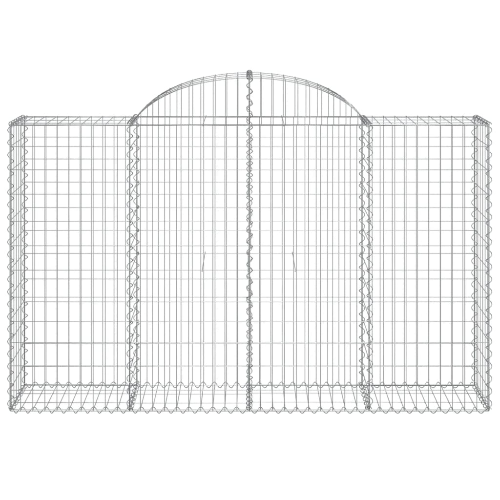 Išlenkti gabiono krepšiai, 12vnt., 200x50x120/140cm, geležis Išlenkti gabiono krepšiai, 12vnt., 200x50x120/140cm, geležis - Image 4