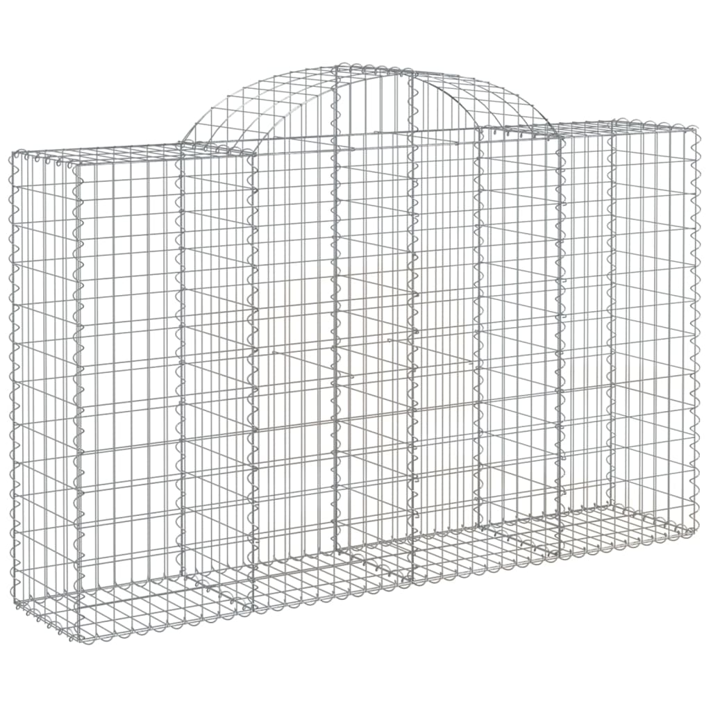 Išlenkti gabiono krepšiai, 20vnt., 200x50x120/140cm, geležis Išlenkti gabiono krepšiai, 20vnt., 200x50x120/140cm, geležis - Image 3