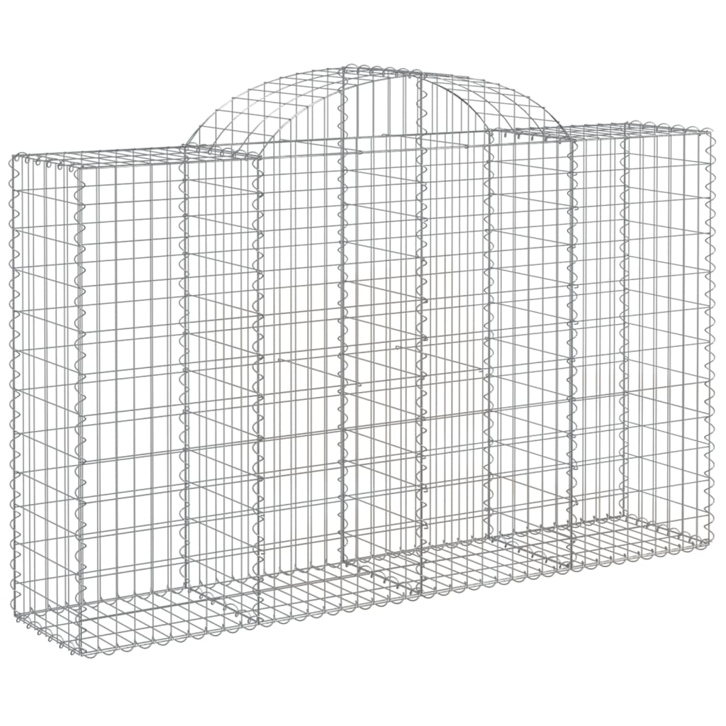 Išlenkti gabiono krepšiai, 40 vnt., 200x50x120/140cm, geležis Išlenkti gabiono krepšiai, 40 vnt., 200x50x120/140cm, geležis - Image 3