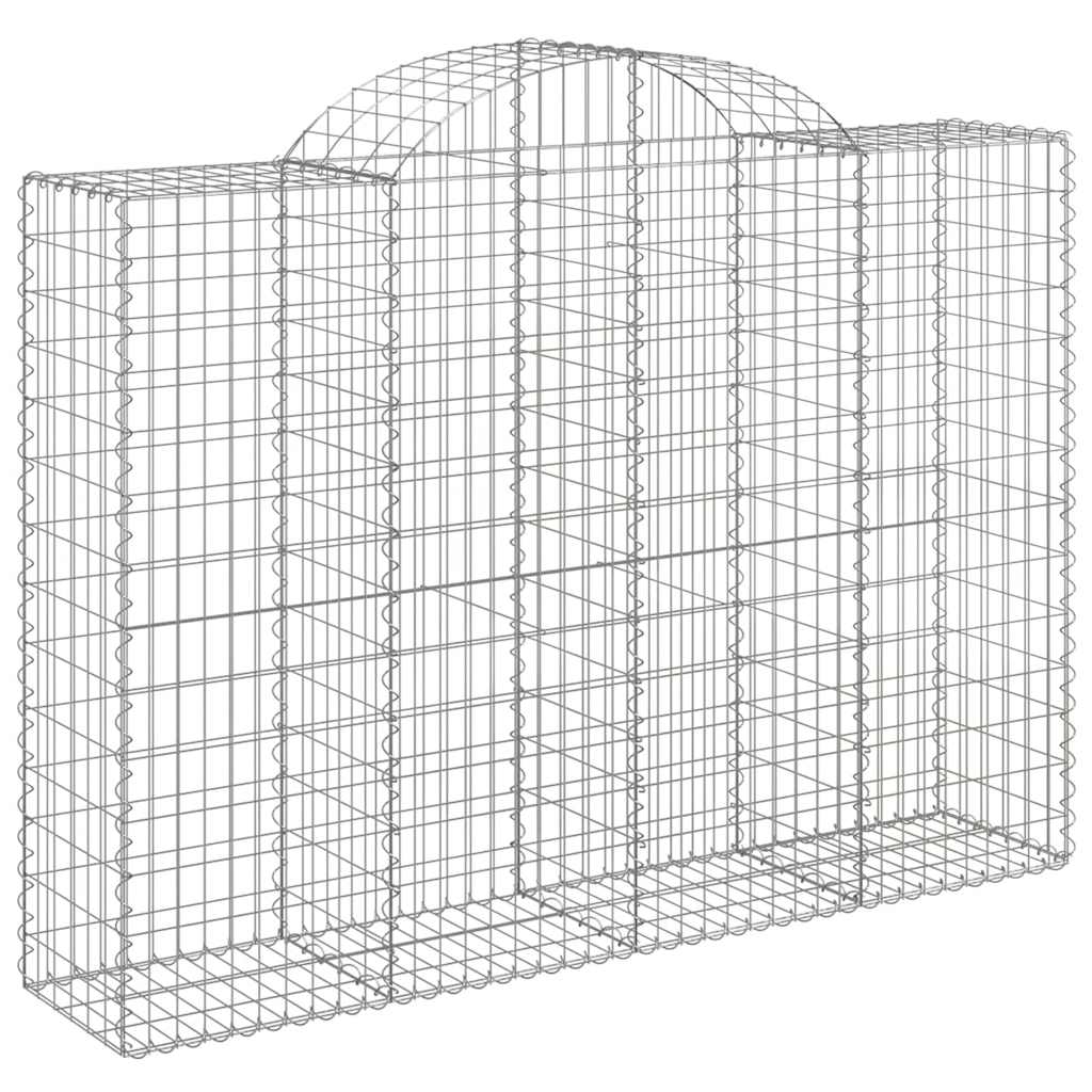 Išlenkti gabiono krepšiai, 5vnt., 200x50x140/160cm, geležis Išlenkti gabiono krepšiai, 5vnt., 200x50x140/160cm, geležis - Image 3