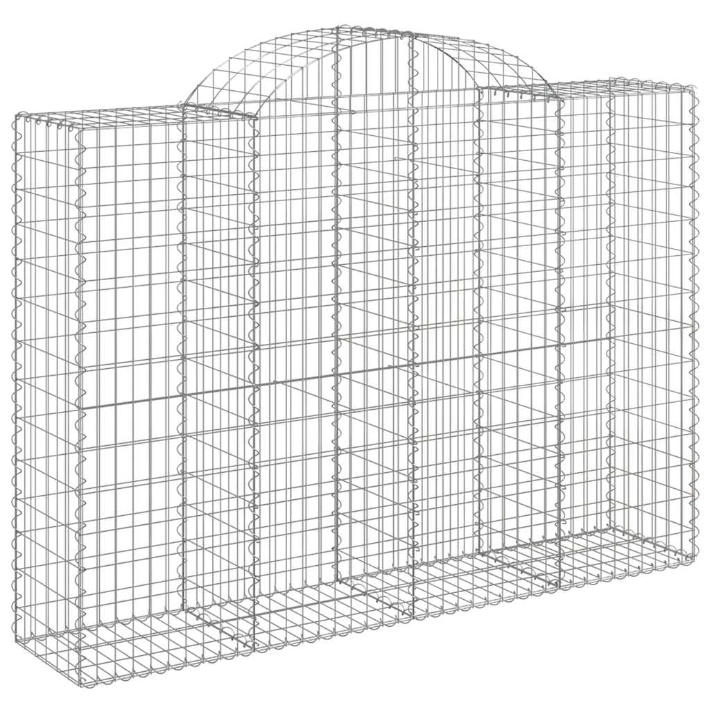 Išlenkti gabiono krepšiai, 10vnt., 200x50x140/160cm, geležis Išlenkti gabiono krepšiai, 10vnt., 200x50x140/160cm, geležis - Image 3