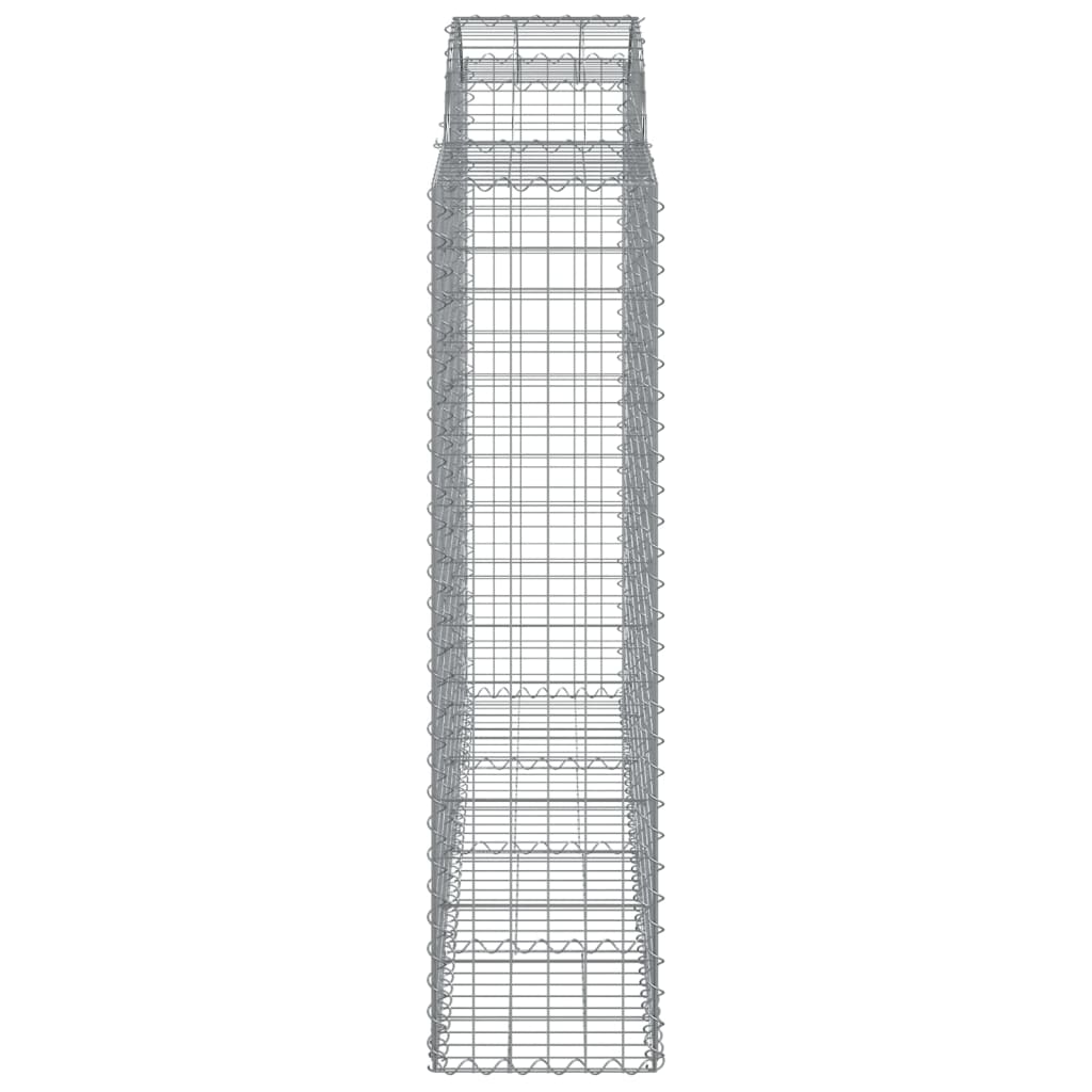 Išlenkti gabiono krepšiai, 4vnt., 200x50x160/180cm, geležis Išlenkti gabiono krepšiai, 4vnt., 200x50x160/180cm, geležis - Image 5