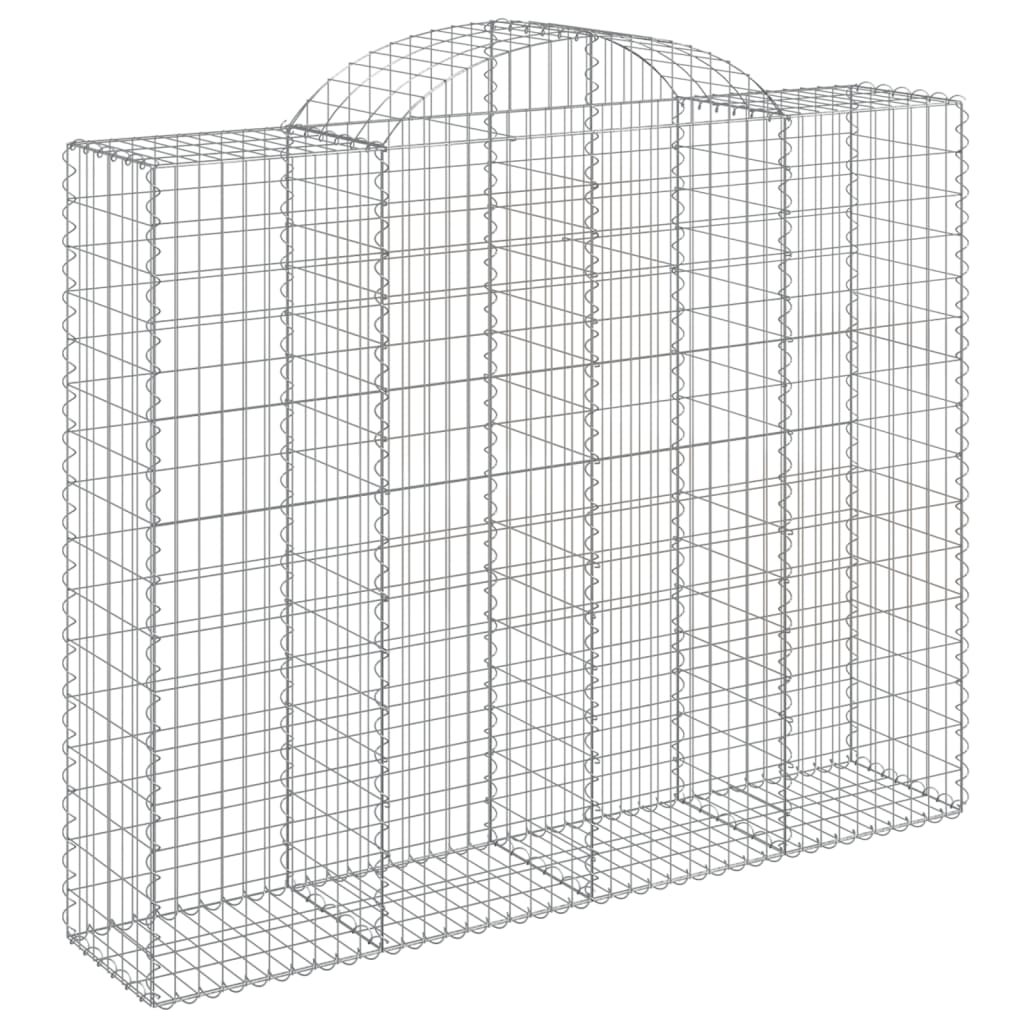 Išlenkti gabiono krepšiai, 8vnt., 200x50x160/180cm, geležis Išlenkti gabiono krepšiai, 8vnt., 200x50x160/180cm, geležis - Image 3