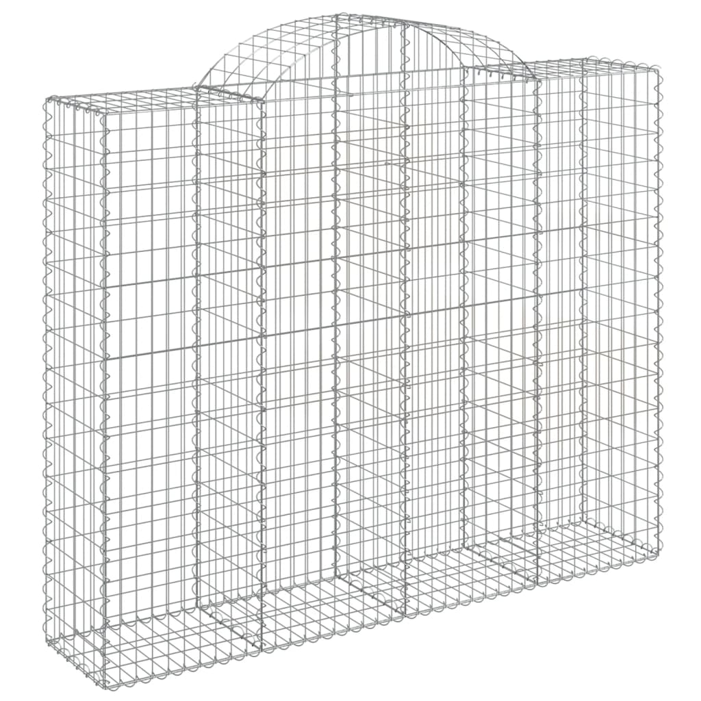 Išlenkti gabiono krepšiai, 10vnt., 200x50x160/180cm, geležis Išlenkti gabiono krepšiai, 10vnt., 200x50x160/180cm, geležis - Image 3