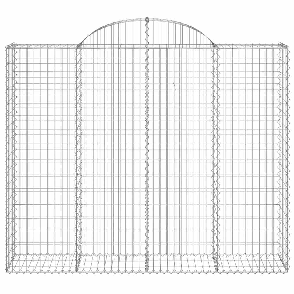 Išlenkti gabiono krepšiai, 15vnt., 200x50x160/180cm, geležis Išlenkti gabiono krepšiai, 15vnt., 200x50x160/180cm, geležis - Image 4
