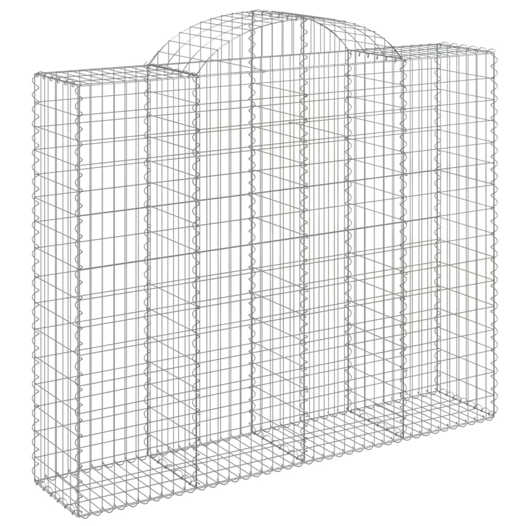 Išlenkti gabiono krepšiai, 18vnt., 200x50x160/180cm, geležis Išlenkti gabiono krepšiai, 18vnt., 200x50x160/180cm, geležis - Image 3