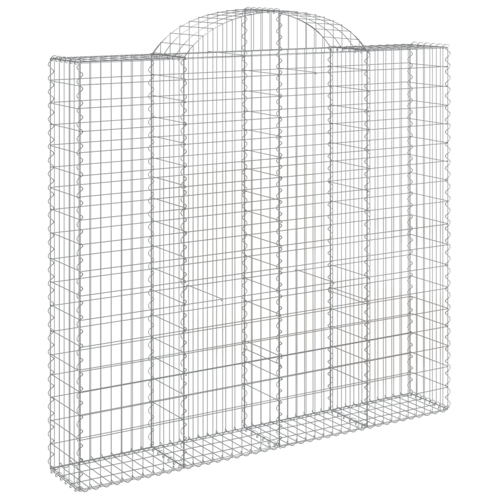 Išlenkti gabiono krepšiai, 6vnt., 200x50x180/200cm, geležis Išlenkti gabiono krepšiai, 6vnt., 200x50x180/200cm, geležis - Image 3