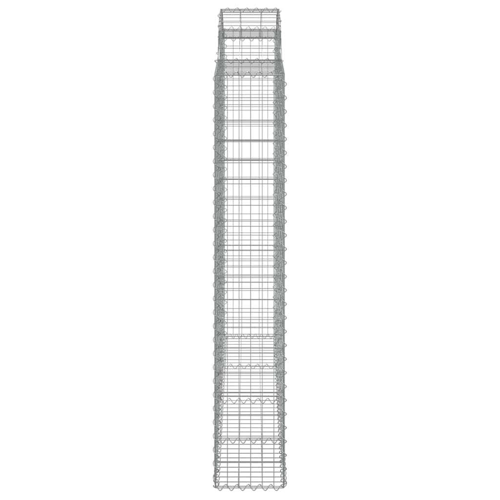Išlenkti gabiono krepšiai, 6vnt., 200x50x180/200cm, geležis Išlenkti gabiono krepšiai, 6vnt., 200x50x180/200cm, geležis - Image 5