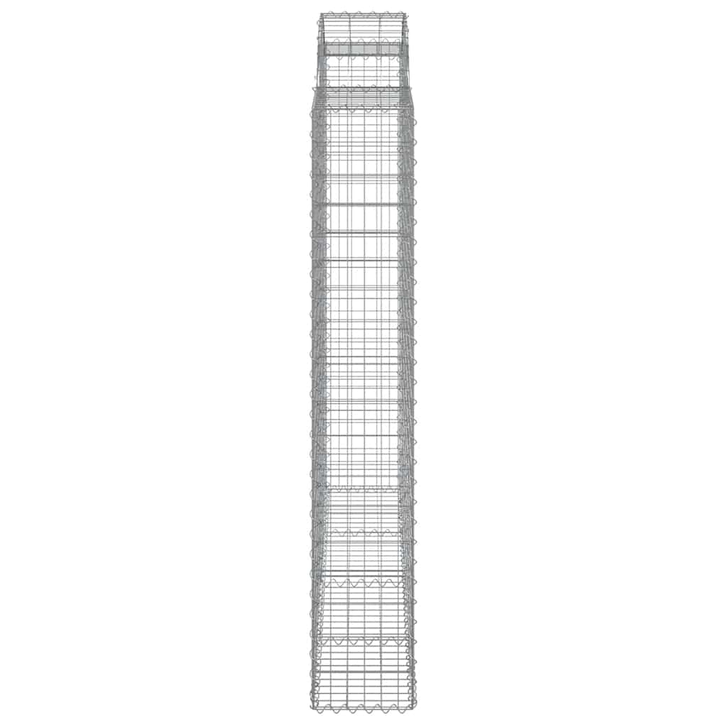 Išlenkti gabiono krepšiai, 9vnt., 200x50x180/200cm, geležis Išlenkti gabiono krepšiai, 9vnt., 200x50x180/200cm, geležis - Image 5