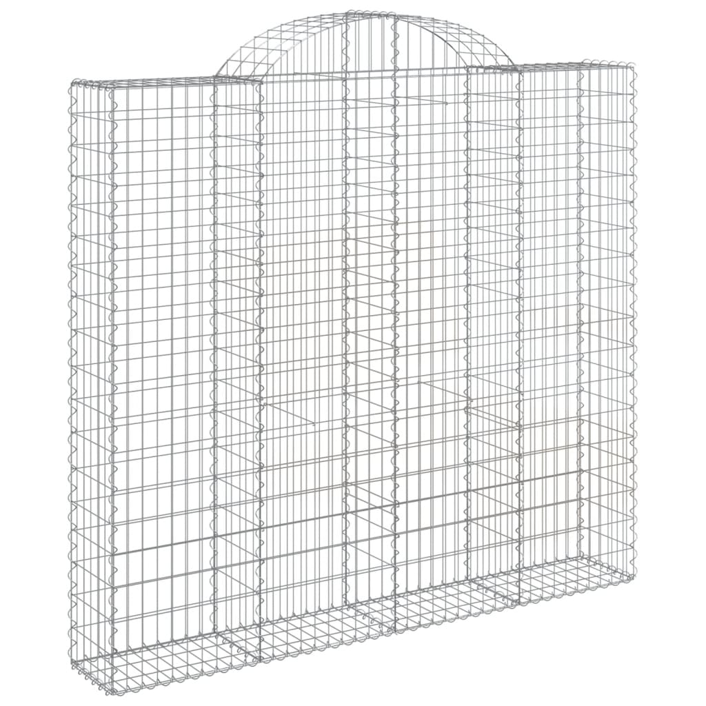 Išlenkti gabiono krepšiai, 15vnt., 200x50x180/200cm, geležis Išlenkti gabiono krepšiai, 15vnt., 200x50x180/200cm, geležis - Image 3