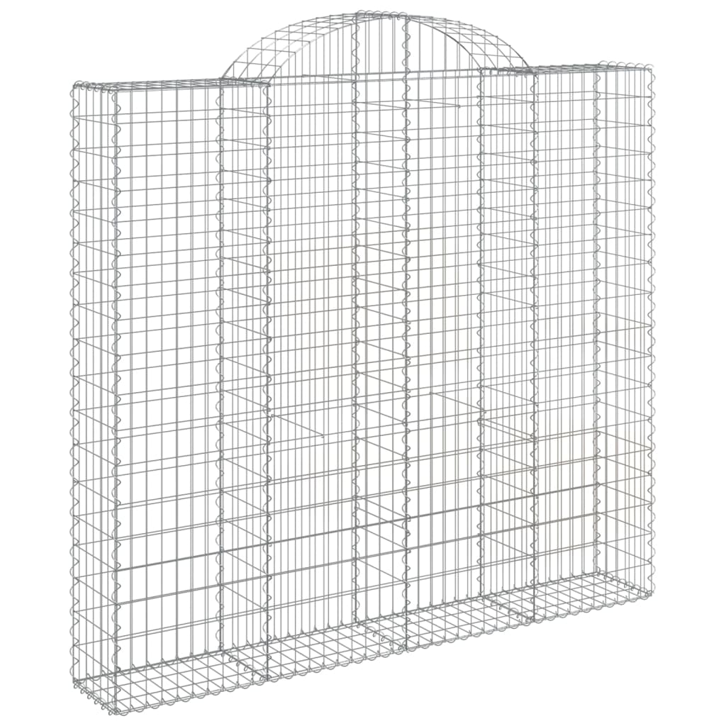 Išlenkti gabiono krepšiai, 20 vnt., 200x50x180/200cm, geležis Išlenkti gabiono krepšiai, 20 vnt., 200x50x180/200cm, geležis - Image 3