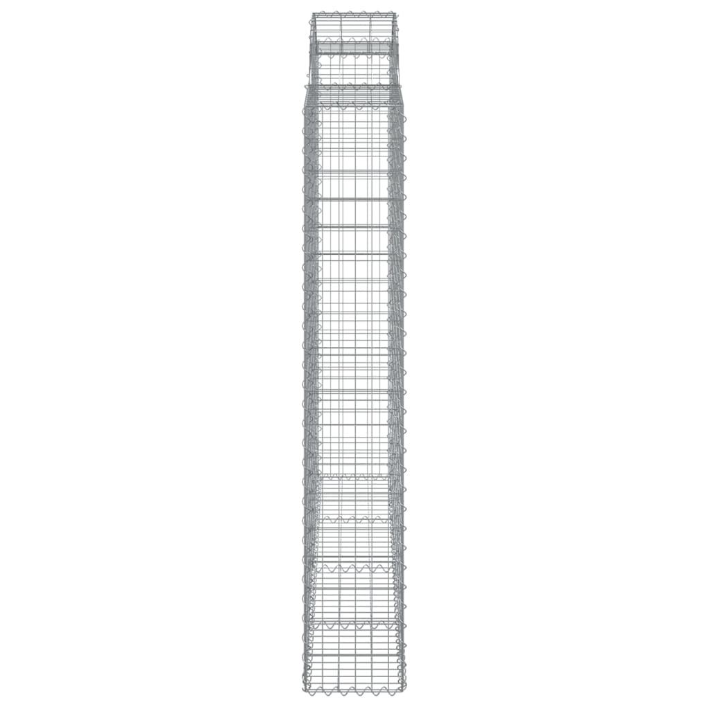 Išlenkti gabiono krepšiai, 25 vnt., 200x50x180/200cm, geležis Išlenkti gabiono krepšiai, 25 vnt., 200x50x180/200cm, geležis - Image 5