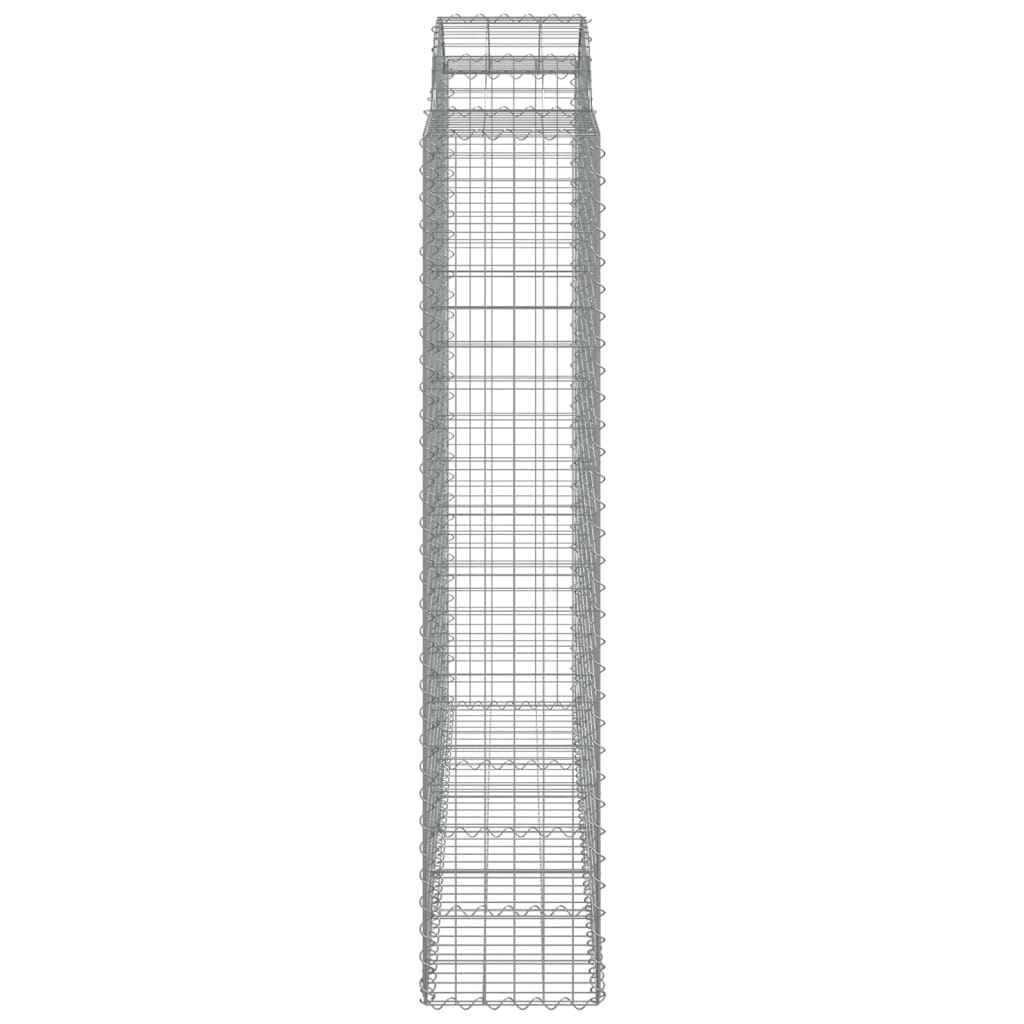 Išlenkti gabiono krepšiai, 2vnt., 200x50x200/220cm, geležis Išlenkti gabiono krepšiai, 2vnt., 200x50x200/220cm, geležis - Image 5
