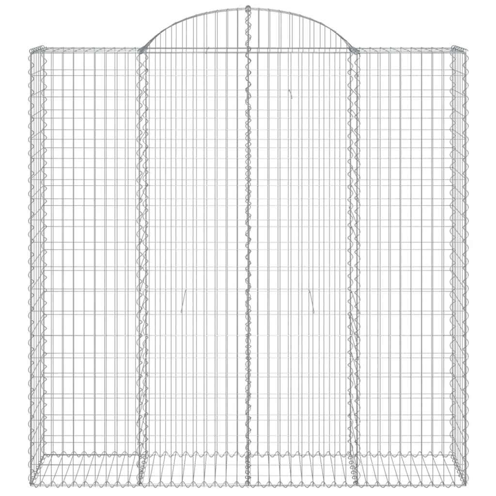 Išlenkti gabiono krepšiai, 3vnt., 200x50x200/220cm, geležis Išlenkti gabiono krepšiai, 3vnt., 200x50x200/220cm, geležis - Image 4