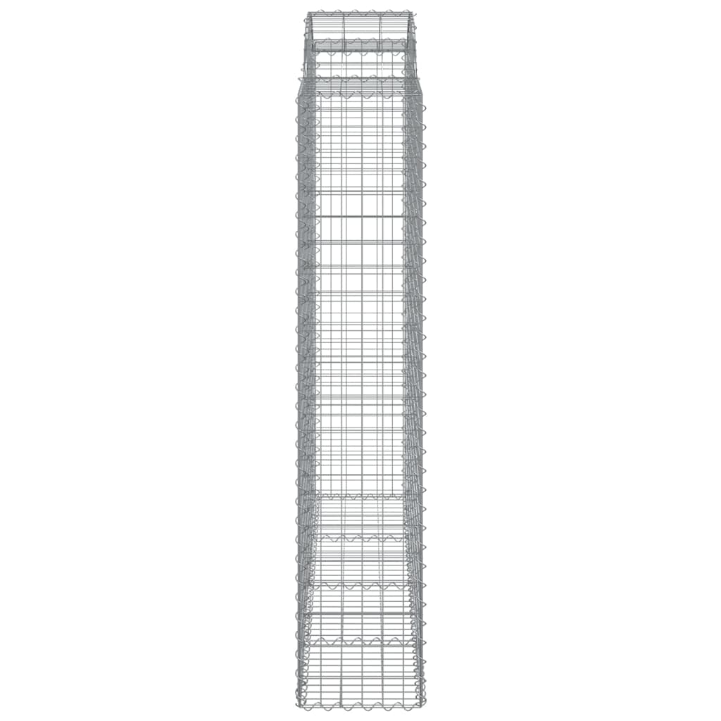 Išlenkti gabiono krepšiai, 3vnt., 200x50x200/220cm, geležis Išlenkti gabiono krepšiai, 3vnt., 200x50x200/220cm, geležis - Image 5