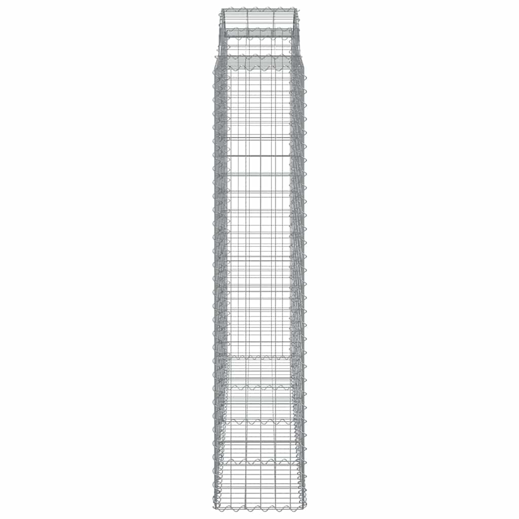 Išlenkti gabiono krepšiai, 7vnt., 200x50x200/220cm, geležis Išlenkti gabiono krepšiai, 7vnt., 200x50x200/220cm, geležis - Image 5