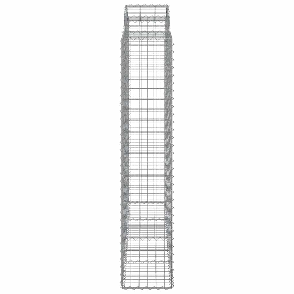 Išlenkti gabiono krepšiai, 9vnt., 200x50x200/220cm, geležis Išlenkti gabiono krepšiai, 9vnt., 200x50x200/220cm, geležis - Image 5