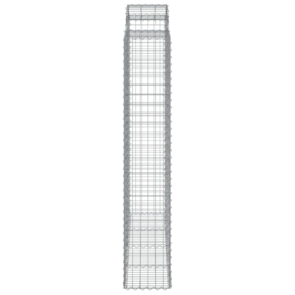 Išlenkti gabiono krepšiai, 5vnt., 200x50x220/240cm, geležis Išlenkti gabiono krepšiai, 5vnt., 200x50x220/240cm, geležis - Image 5
