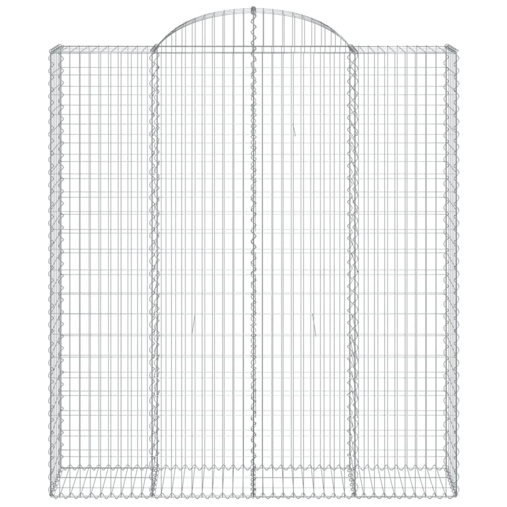 Išlenkti gabiono krepšiai, 10vnt., 200x50x220/240cm, geležis Išlenkti gabiono krepšiai, 10vnt., 200x50x220/240cm, geležis - Image 4