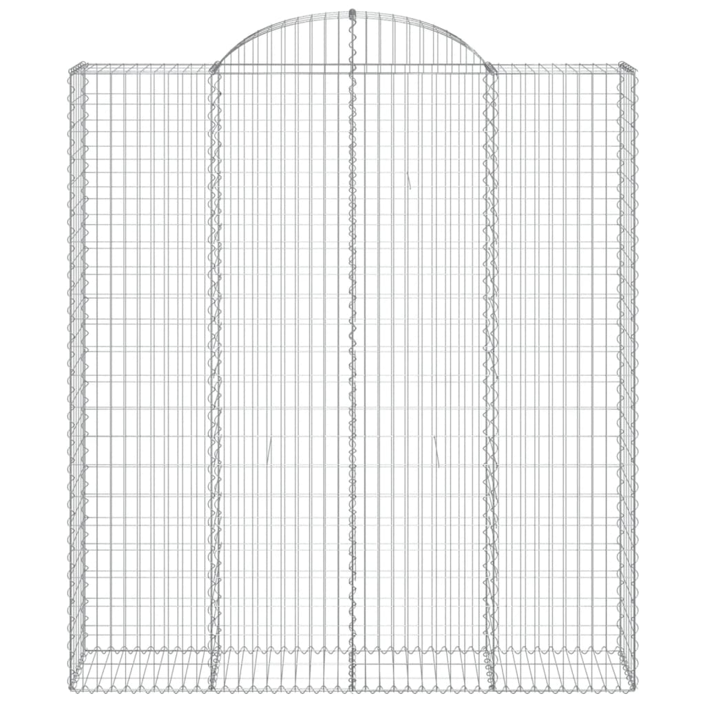 Išlenkti gabiono krepšiai, 13vnt., 200x50x220/240cm, geležis Išlenkti gabiono krepšiai, 13vnt., 200x50x220/240cm, geležis - Image 4