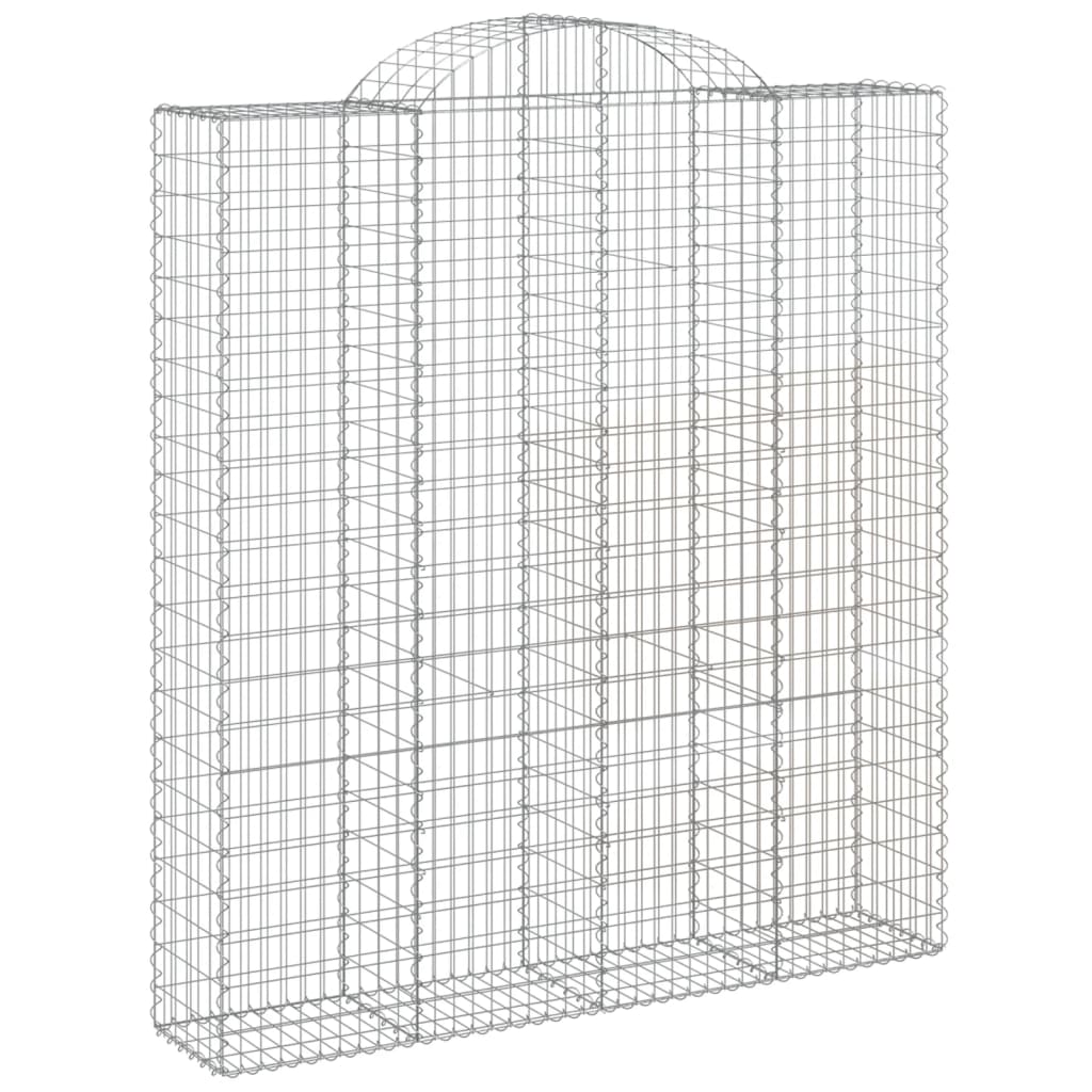 Arkiniai gabionų krepšeliai, 18 vnt., 200x50x220/240 cm, cinkuota geležis Arkiniai gabionų krepšeliai, 18 vnt., 200x50x220/240 cm, cinkuota geležis - Image 3