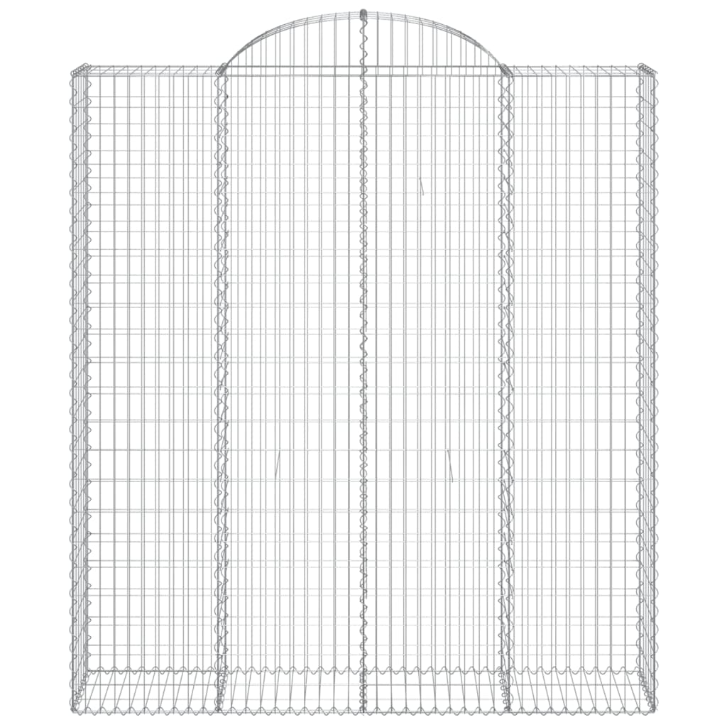 Arkiniai gabionų krepšeliai, 18 vnt., 200x50x220/240 cm, cinkuota geležis Arkiniai gabionų krepšeliai, 18 vnt., 200x50x220/240 cm, cinkuota geležis - Image 4