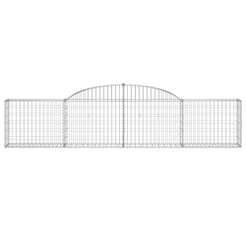 Išlenkti gabiono krepšiai, 10vnt., 300x30x60/80cm, geležis Išlenkti gabiono krepšiai, 10vnt., 300x30x60/80cm, geležis - Image 4