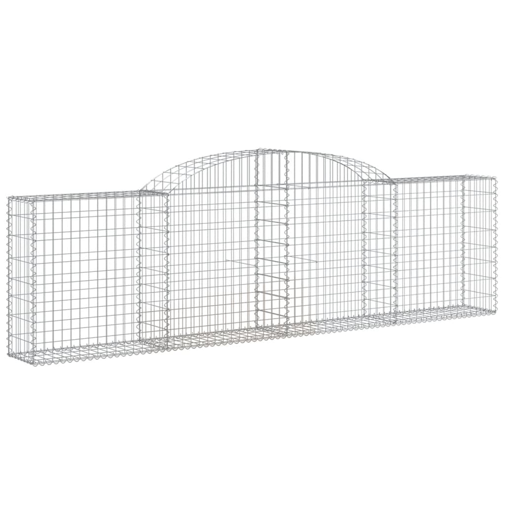 Išlenkti gabiono krepšiai, 9vnt., 300x30x80/100cm, geležis Išlenkti gabiono krepšiai, 9vnt., 300x30x80/100cm, geležis - Image 3