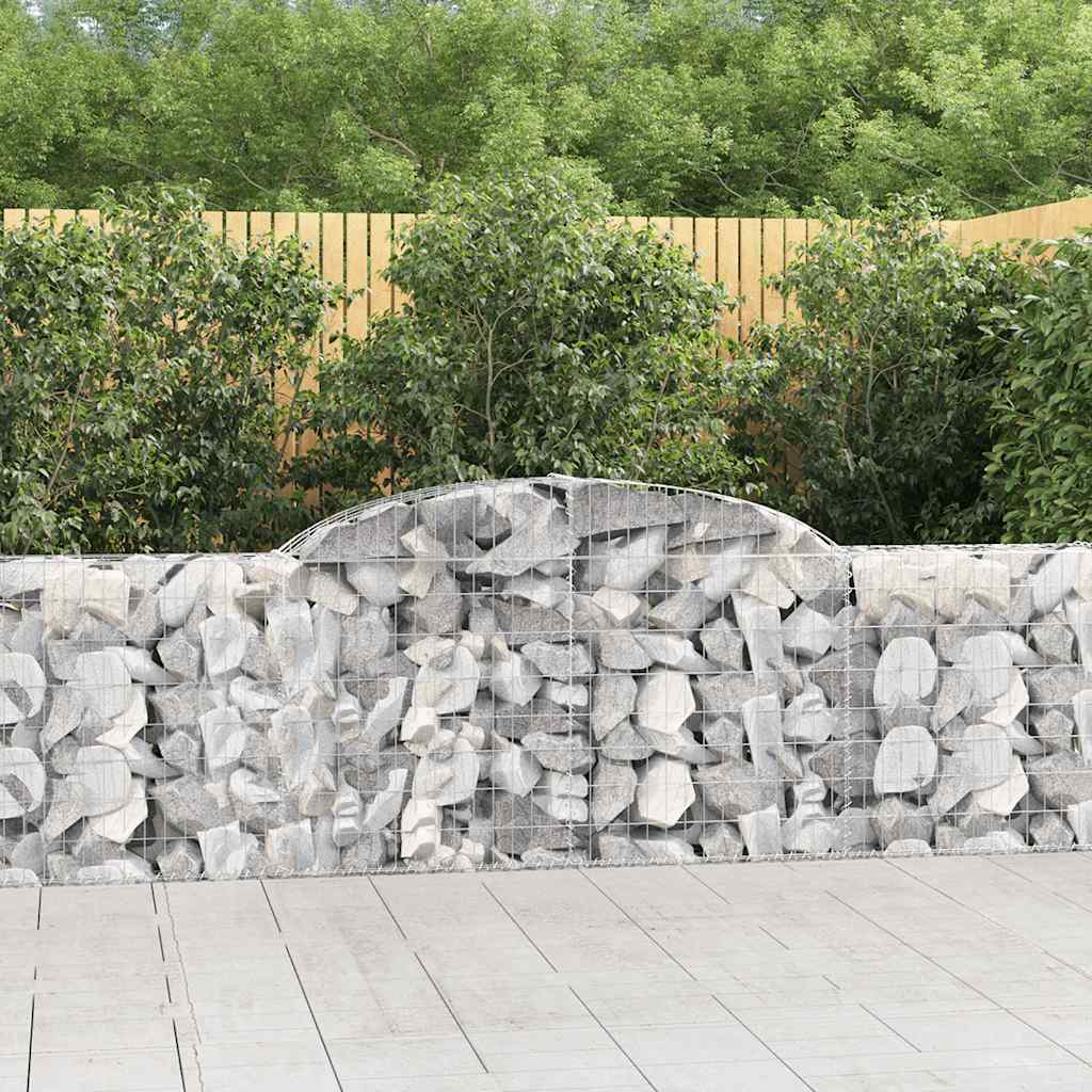 Išlenkti gabiono krepšiai, 12vnt., 300x30x80/100cm, geležis Išlenkti gabiono krepšiai, 12vnt., 300x30x80/100cm, geležis - Image 2