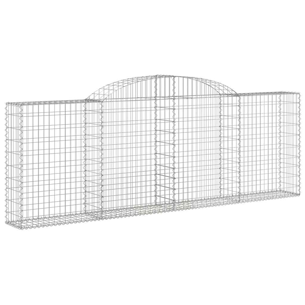 Išlenkti gabiono krepšiai, 5vnt., 300x30x100/120cm, geležis Išlenkti gabiono krepšiai, 5vnt., 300x30x100/120cm, geležis - Image 3