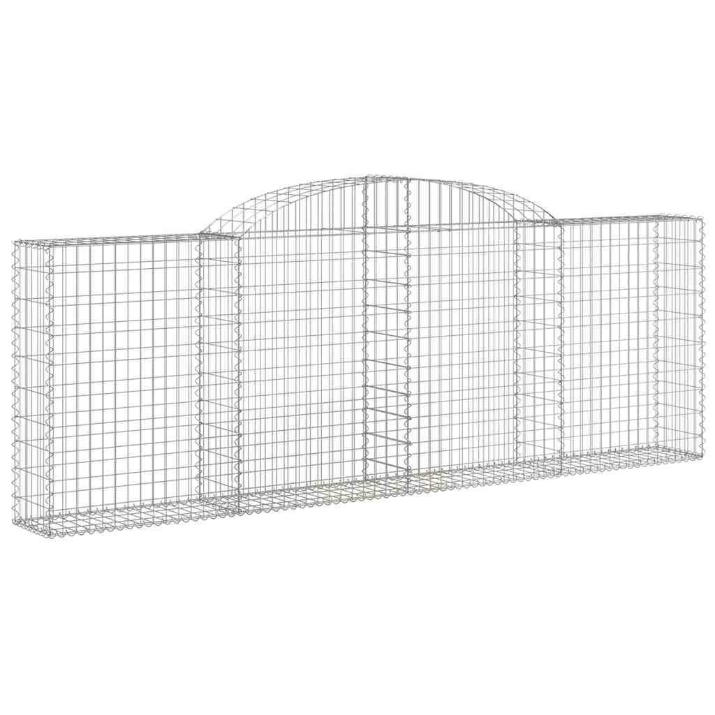 Išlenkti gabiono krepšiai, 8vnt., 300x30x100/120cm, geležis Išlenkti gabiono krepšiai, 8vnt., 300x30x100/120cm, geležis - Image 3