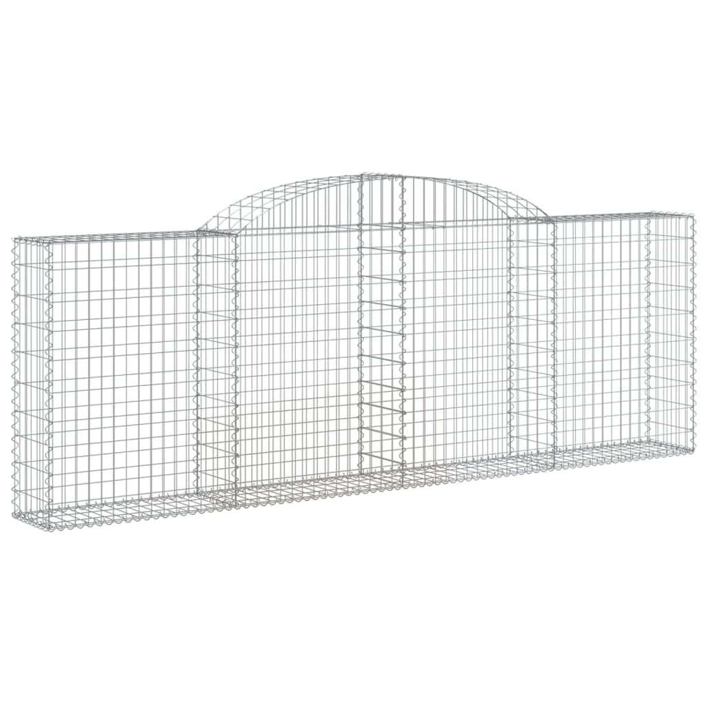 Išlenkti gabiono krepšiai, 9vnt., 300x30x100/120cm, geležis Išlenkti gabiono krepšiai, 9vnt., 300x30x100/120cm, geležis - Image 3