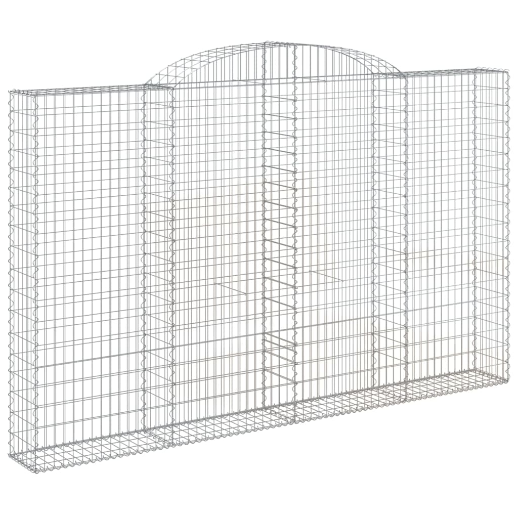 Išlenkti gabiono krepšiai, 7vnt., 200x30x180/200cm, geležis Išlenkti gabiono krepšiai, 7vnt., 200x30x180/200cm, geležis - Image 3